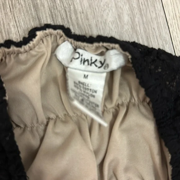 Pinky Medium black lace dress girls juniors - Picture 3 of 4